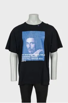Men's oversized t-shirt in black