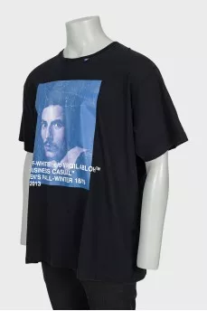 Men's oversized t-shirt in black