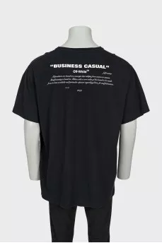 Men's oversized t-shirt in black