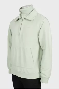 Men's double collar sweater