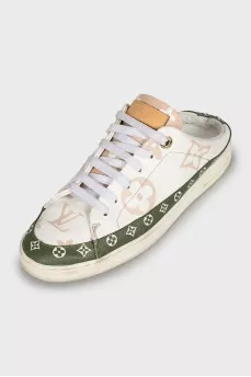 Open back sneakers