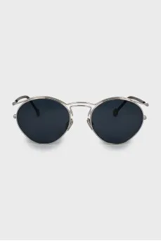 teashades sunglasses silver frame