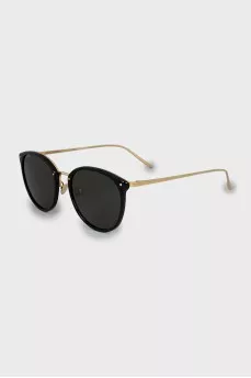 Sunglasses with narrow temples