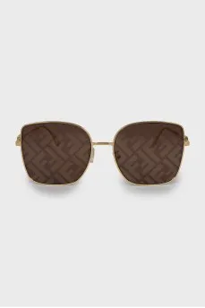 Sunglasses with printed lenses