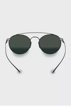 Green narrow frame sunglasses