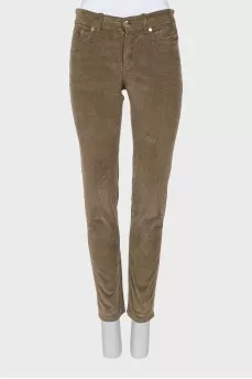 Brown corduroy trousers