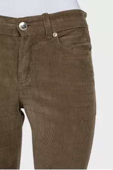 Brown corduroy trousers