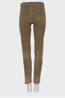 Brown corduroy trousers