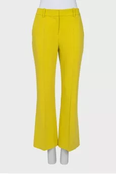 Yellow suit with trousers