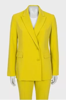 Yellow suit with trousers