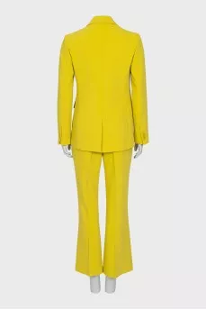 Yellow suit with trousers