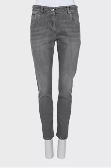 Skinny fit jeans in grey