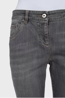 Skinny fit jeans in grey