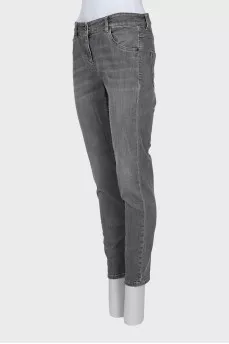 Skinny fit jeans in grey