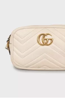 Бежева сумка GG Marmont