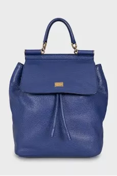 Leather backpack Sicily