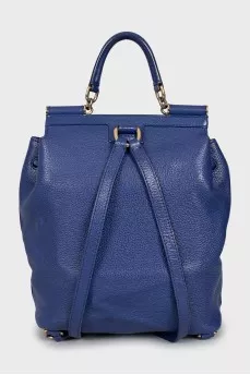 Leather backpack Sicily