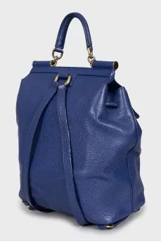 Leather backpack Sicily
