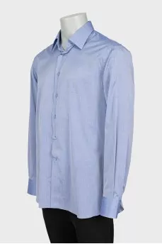 Men's loose fit button down shirt