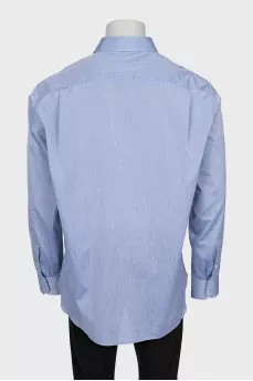 Men's loose fit button down shirt