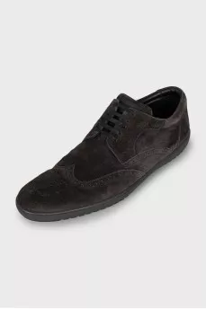 Men's Brown Suede Shoes