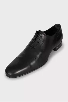 Men's leather lace-up shoes