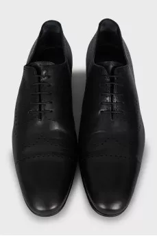 Men's leather lace-up shoes