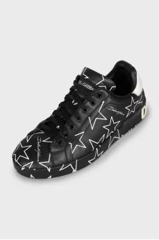 Men's Portofino Printed Sneakers