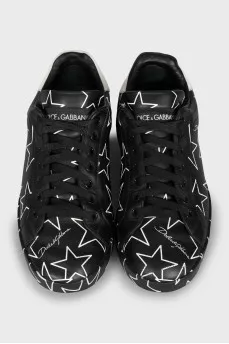 Men's Portofino Printed Sneakers