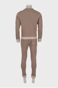Men's suit with signature embroidery
