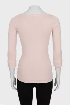 Pink long sleeve slim fit