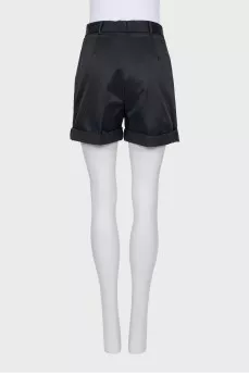 Straight button shorts