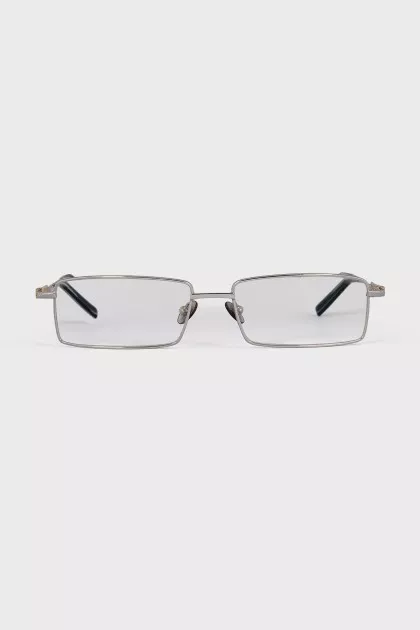 Silver frame, rectangular shape