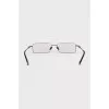 Silver frame, rectangular shape