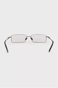 Silver frame, rectangular shape