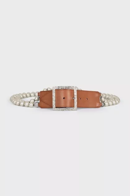 Belt with bead chain