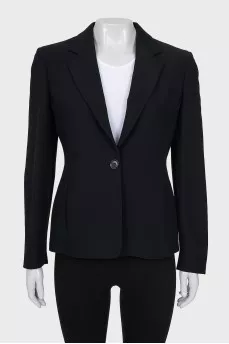 Single-breasted button-down jacket