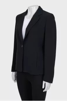 Single-breasted button-down jacket