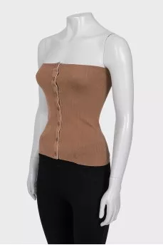 Off the shoulder wool top