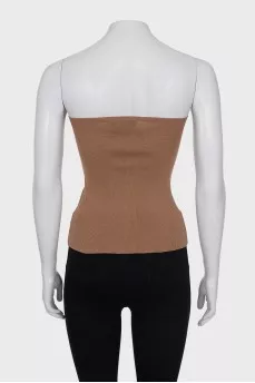 Off the shoulder wool top