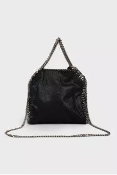 Falabella bag with a leather star and fringe