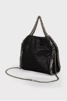 Falabella bag with a leather star and fringe