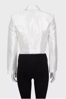 White jacket with buttons