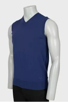 Men's blue vest
