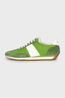 Men's green sneakers