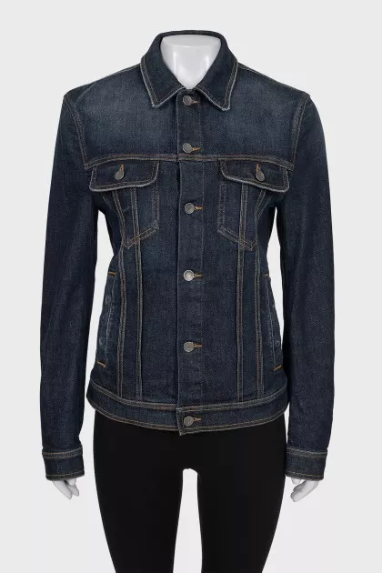 Men's slim fit denim jacket