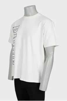 Men's oversized t-shirt with print
