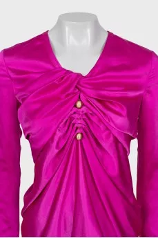 Pink suit with tag