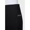 Mini skirt with a slit in the front