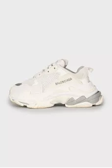 Triple S leather sneakers